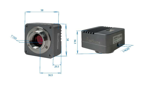Промышленные цифровые камеры для микроскопов USB 2 (C-mount)